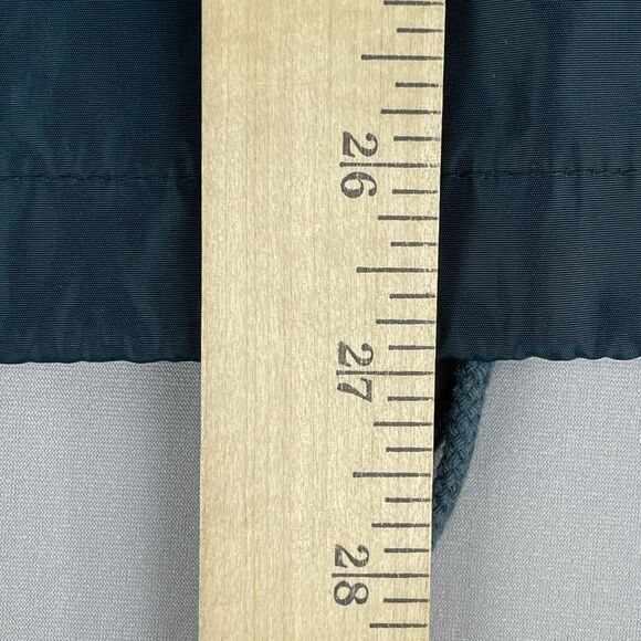 Eddie Bauer Windshell Hoodie Rain Jacket Men's Large Teal Vintage Hiking Outdoor - Picture 9 of 11